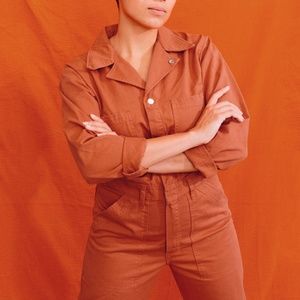 big bud jumpsuit M burnt orange